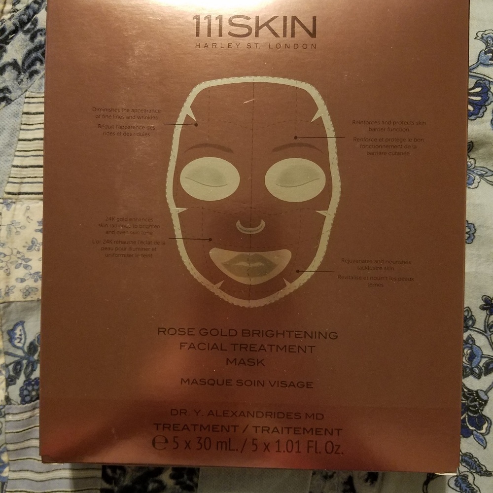 111SKIN Rose Gold Face Mask set (5)